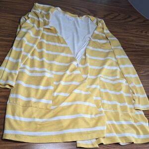 LuLaRoe Yellow Cartigan